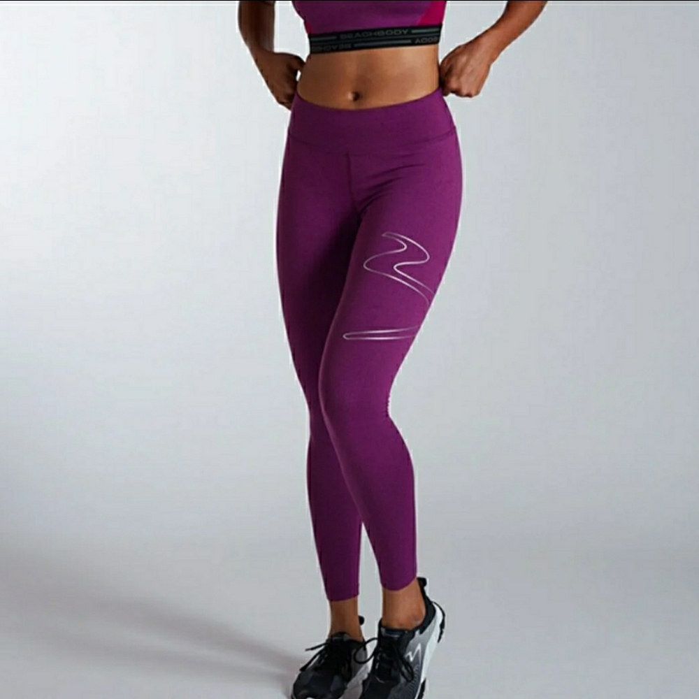 Beachbody leggings size XS plum Heather